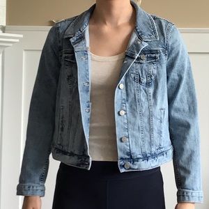 Loft cropped Jean jacket
